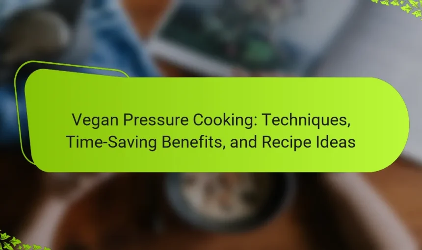 Vegan Pressure Cooking: Techniques, Time-Saving Benefits, and Recipe Ideas