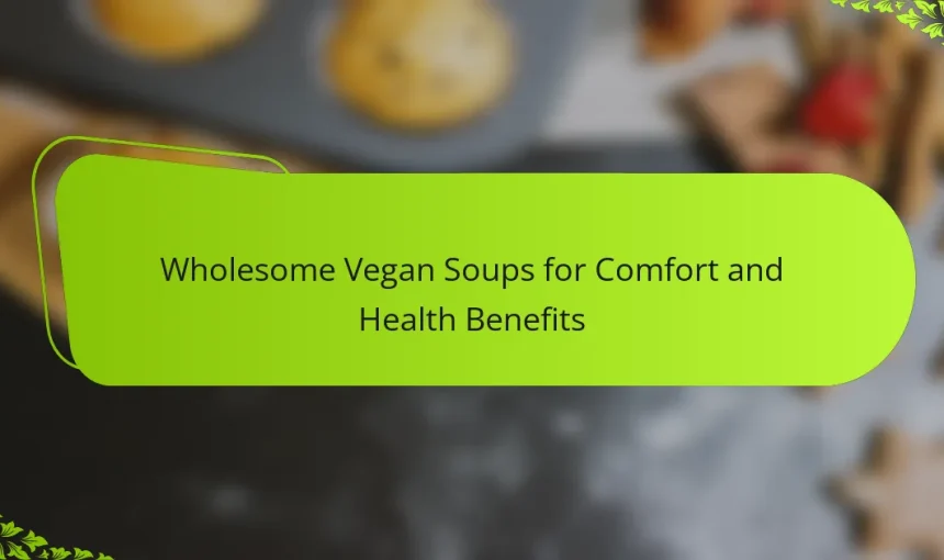 Wholesome Vegan Soups for Comfort and Health Benefits